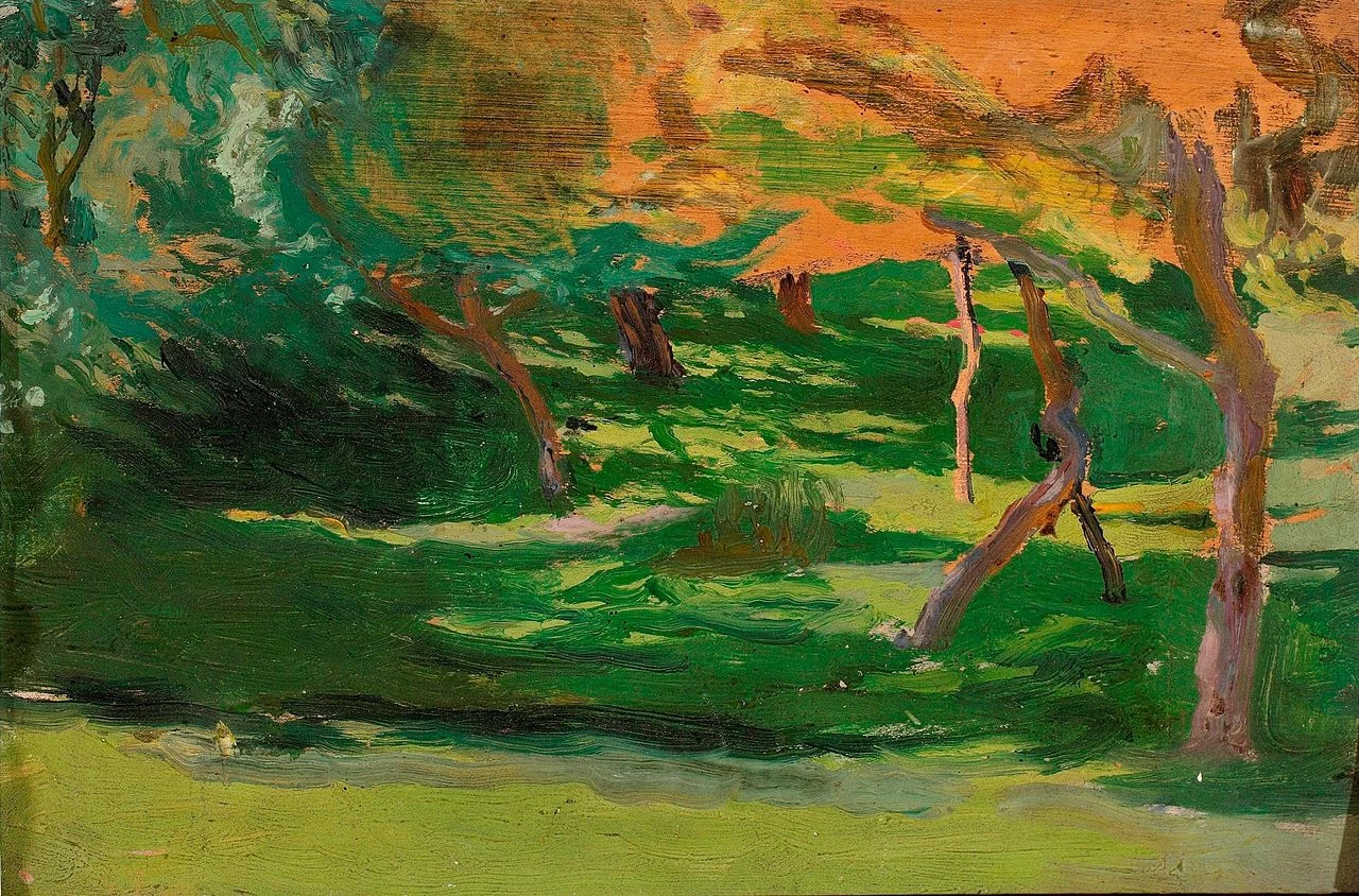 Paesaggio, bozzetto per Giardino strano - Museo Nazionale di Cracovia